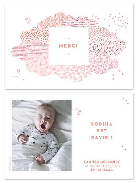 Carte-cadeau à imprimer naissance