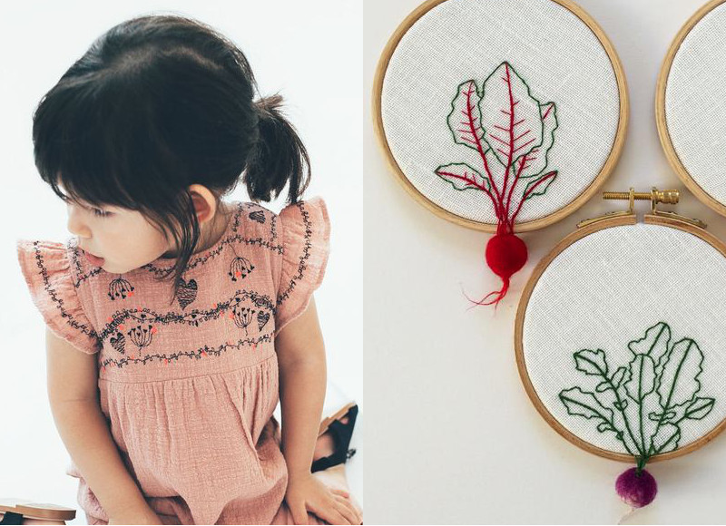 Petite leçon de broderie pour personnaliser ses cadeaux