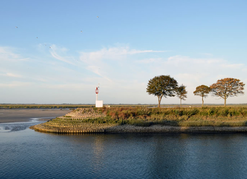 Hôtel les Pilotes : chambre avec vue sur la baie de Somme