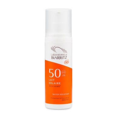 Lait solaire SPF50 Bio, Laboratoires de Biarritz  