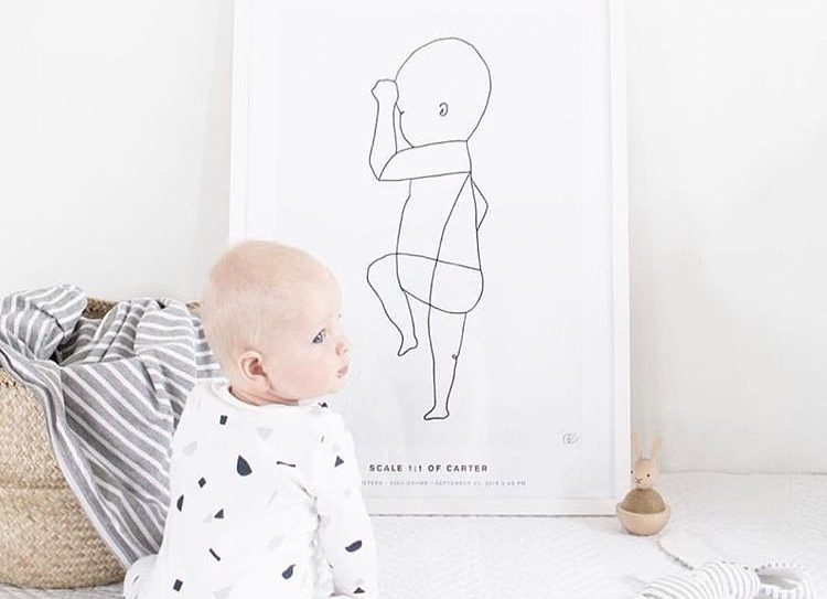 Cadeaux de naissance : offrez une belle affiche personnalisée