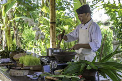 Alila Manggis cuisine