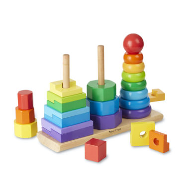 melissa-and-doug empileur-geometrique-leslouves