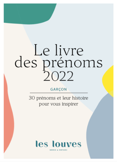 e-book tendance prénoms 2022 garçon