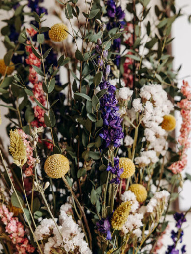 Bouquet de fleurs séchées Debongout