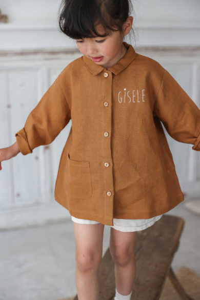 Blouse école brodée Petit Picotin