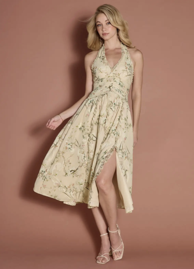 1_Azazie_Sierra Vanille Robe mi-longue dos nu