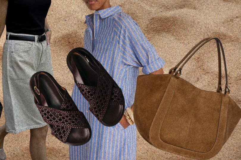 Robe chemise, bermuda, sandales plates : le dressing été des mamans