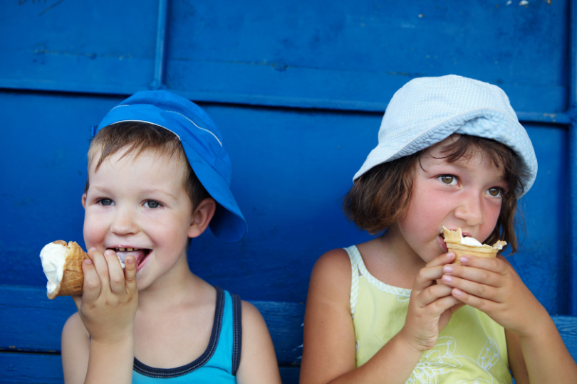 Les meilleures glaces (moins sucrées) pour les enfants